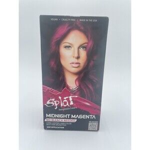 New SPLAT Rebellious Colors COMPLETE KIT Hair Dye Color MIDNIGHT MAGENTA